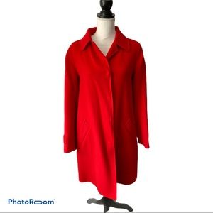 MaxMara Weekend Coat Wool Blend Red Jacket